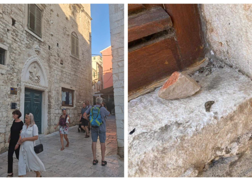 Kamen pao s palače Rossini na kalelargu i porezao ruku turistu: 'Da mu je pao na glavu, ubio bi ga'