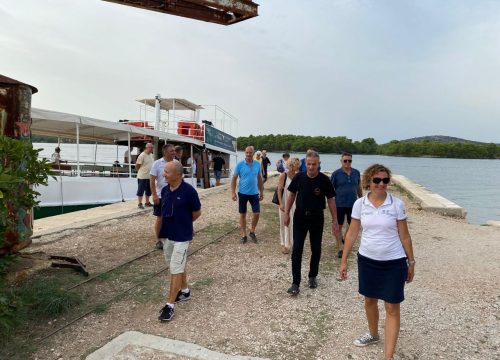 Hrvatski branitelji posjetili tvrđavu sv. Nikole i Posjetiteljski centar 'Kanal sv. Ante'