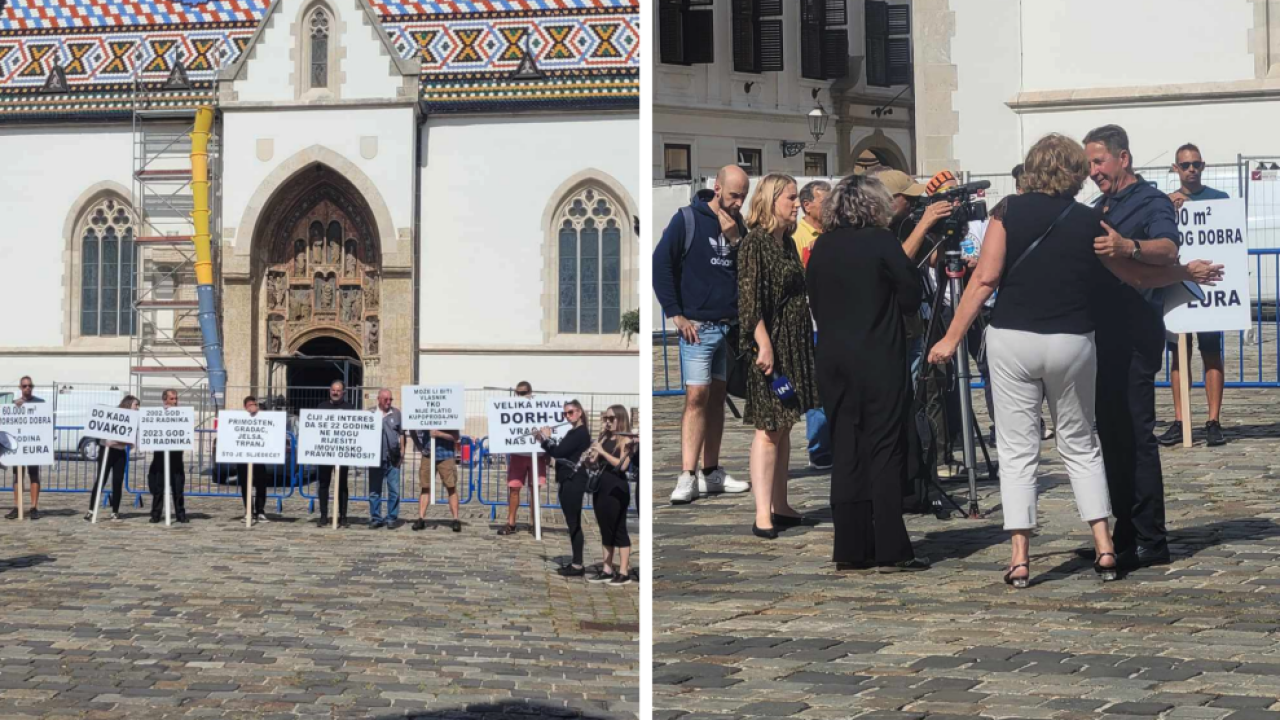 Stipe Petrina predvodi prosvjed u Zagrebu: 'Ovdje smo da prenesemo istinu, a ne da ikoga molimo za svoje!'