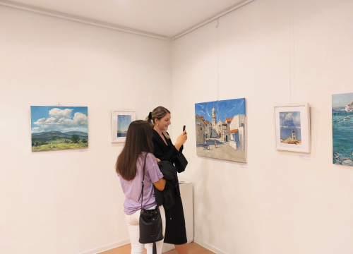 U knjižnici otvorena izložba mlade ukrajinske umjetnice