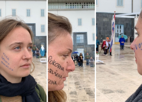 Performans pred moliteljima: 'Nećemo odustati od zaštite temeljnih ljudskih prava'