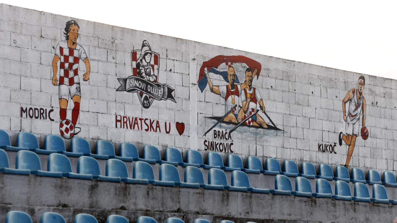 Zasjao u novom ruhu: Stadion Dinara ukrašen muralima slavnih hrvatskih sportaša