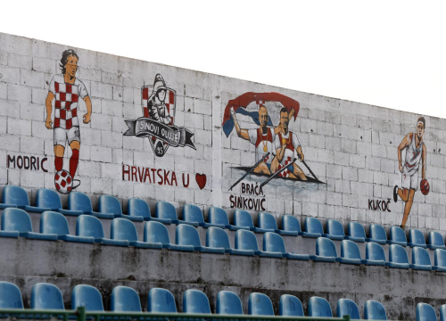 Zasjao u novom ruhu: Stadion Dinara ukrašen muralima slavnih hrvatskih sportaša