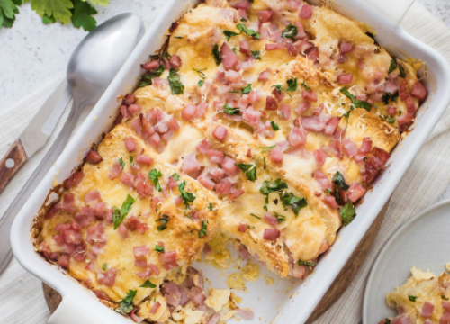 Složite složenac sa šunkom, špekom, sirom i kobasicama