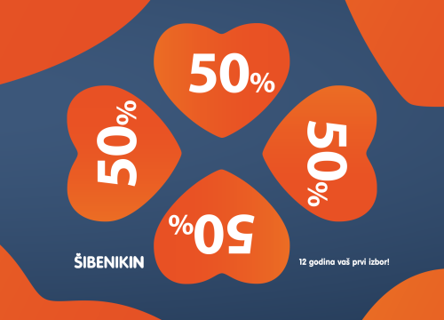 ŠibenikIN povodom 12. rođendana časti s 50 posto popusta na oglašavanje!