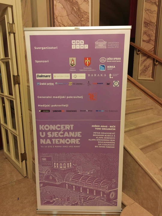 U šibenskom kazalištu održan koncert u spomen na Joška i Tonija: 'Tražila se karta više'