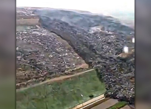 Ovako izgleda odron na zagrebačkom Jakuševcu snimljen iz zraka