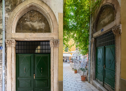 Društvo Juraj Dalmatinac obnovilo gotički portal iz 15. stoljeća pored Medulića