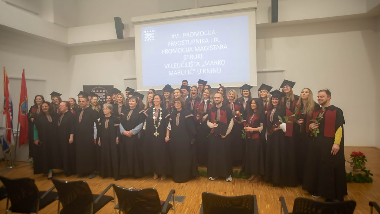 Održana svečana promocija prvostupnika i magistara struke Veleučilišta Marka Marulića
