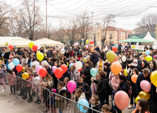 Dječji doček Nove godine na Kraljevskom adventu u Kninu