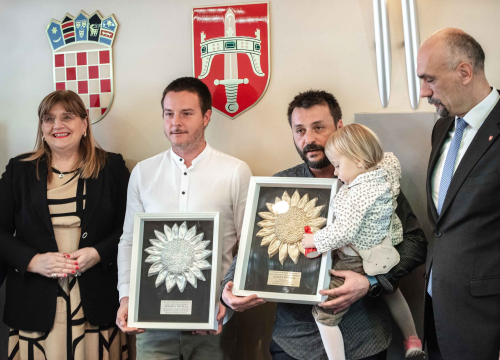 Župan Jelić primio dobitnike nagrada 'Suncokret ruralnog turizma Hrvatske – Sunflower Award'