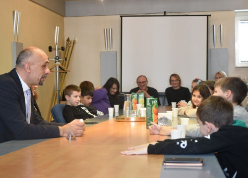 Osnovnoškolci iz Čiste Velike posjetili župana