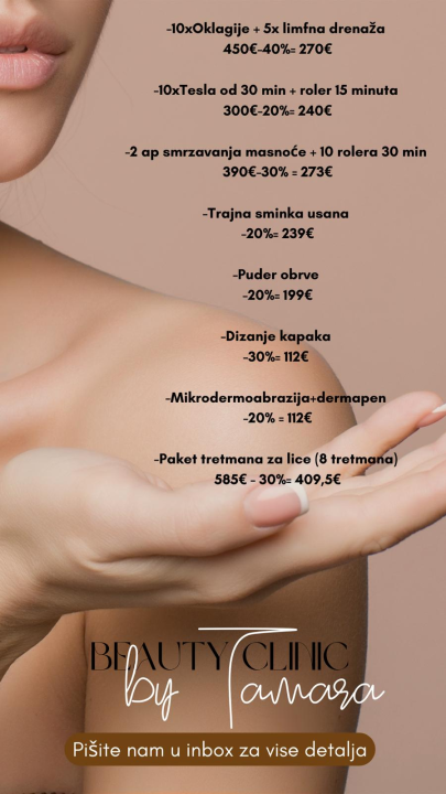 Beauty Clinic by Tamara posjetite u novom luksuznom prostoru!