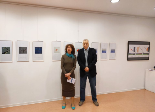 U knjižnici otvorena izložba haiku slika pjesama 'Haiku iskri, sijeva'