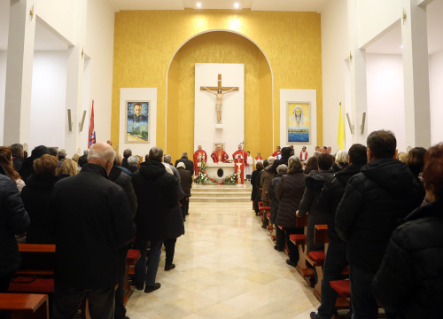 Blagdan blaženog Alojzija Stepinca svečano proslavljen u Srimi