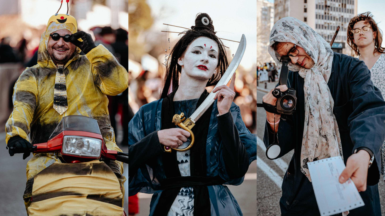 Maškarana povorka prošla kroz grad (1. dio): Najbolja maska Lego, najprovokativnija Oko sokolovo