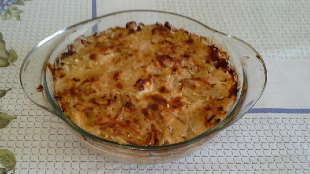 Recept za musaku od kiselog kupusa i krumpira