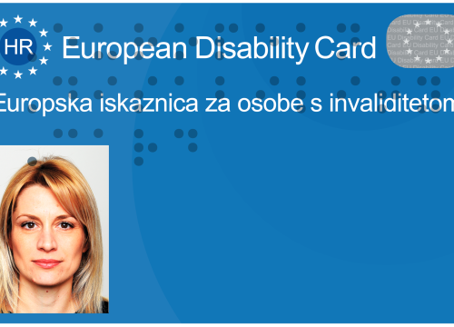 Fotografija 2 - Hrvatska je prva država članica EU koja istodobno uvodi Europsku iskaznicu i Europsku parkirališnu kartu za osobe s invaliditetom