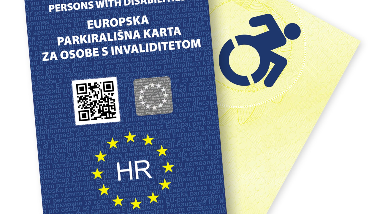 Hrvatska je prva država članica EU koja istodobno uvodi Europsku iskaznicu i Europsku parkirališnu kartu za osobe s invaliditetom