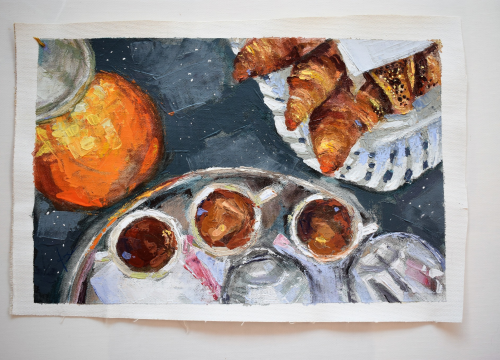 U knjižnici otvaranje izložbe slika mlade umjetnice Lucije Živković