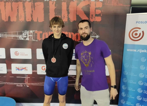 Bronca Gorana Stegića na međunarodnom plivačkom mitingu u Rijeci