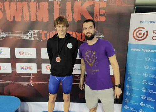 Fotografija 2 - Bronca Gorana Stegića na međunarodnom plivačkom mitingu u Rijeci