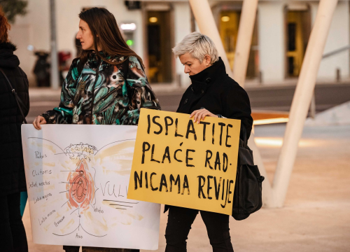 Fotografija 8 - Ništa cvijeće i bombonijere: Šibenčanke, uz pokojeg Šibenčana, proslavile Dan žena na drugačiji način