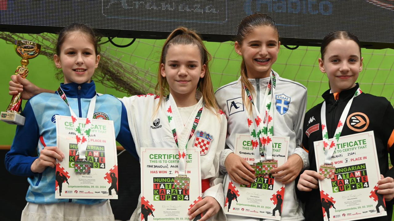 Karataši KK Okit popeli se na pobjedničko postolje u Mađarskoj