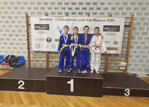 Fotografija 5 - Članovi Judo kluba Šibenik na turniru Kup Marjana osvojili jednu zlatnu i tri brončane medalje