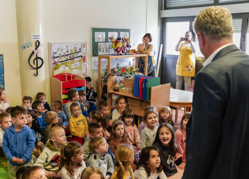 Gradonačelnik Burić posjetio Dječji vrtić Brat Sunce