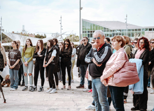 Fotografija 20 - Prosvjed za profesora Tonija Skelina: 'Doživio je ogromnu nepravdu, svi smo u stanju šoka'