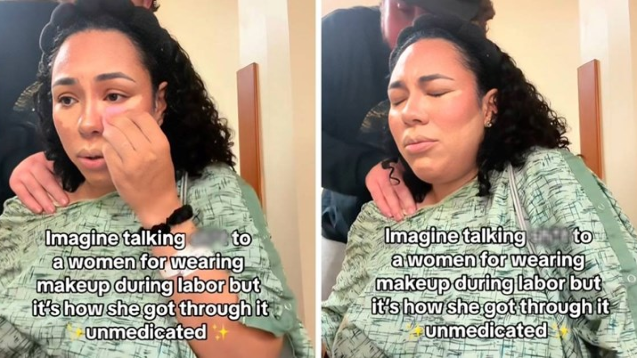 Žena izazvala raspravu jer se šminkala prije poroda