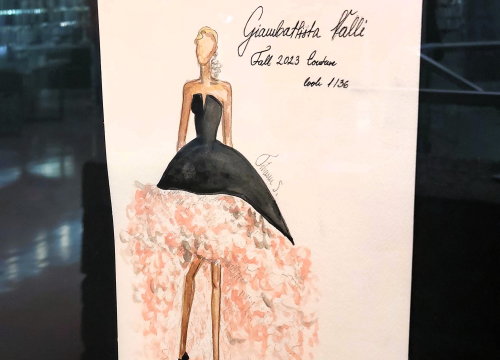 Fotografija 4 - U knjižnici otvorena izložba modnih crteža košarkašice Šibenika Tihane Stojsavljević