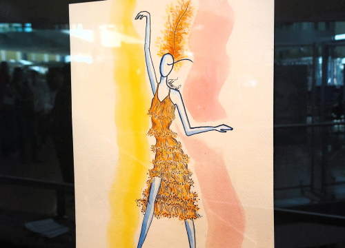 Fotografija 5 - U knjižnici otvorena izložba modnih crteža košarkašice Šibenika Tihane Stojsavljević