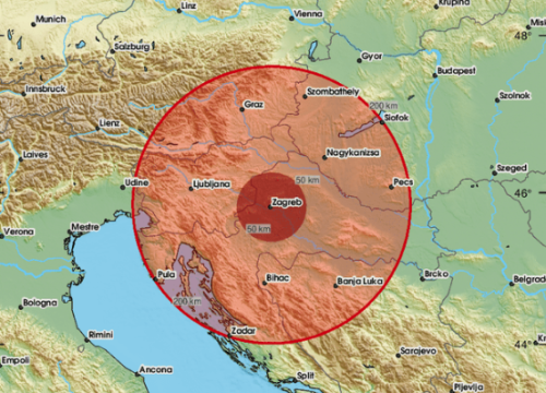 Slabi potres jutros u Zagrebu s epicentrom kod Markuševca