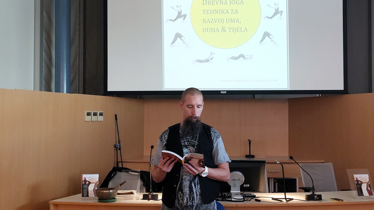 Leonardo Gospodnetić u knjižnici predstavio novu knjigu