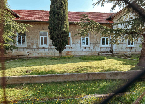 Fotografija 2 - Dobri vrtlar Marko od starog zida u vrtu bolnice napravio skulpturu s cvijećem