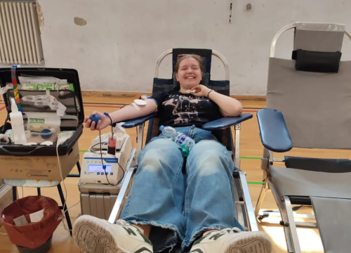 Fotografija 4 - Šibenski maturanti odazvali se akciji darivanja krvi