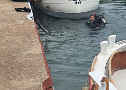 Fotografija 4 - Održana akcija čišćenja podmorja na području Marine Betina