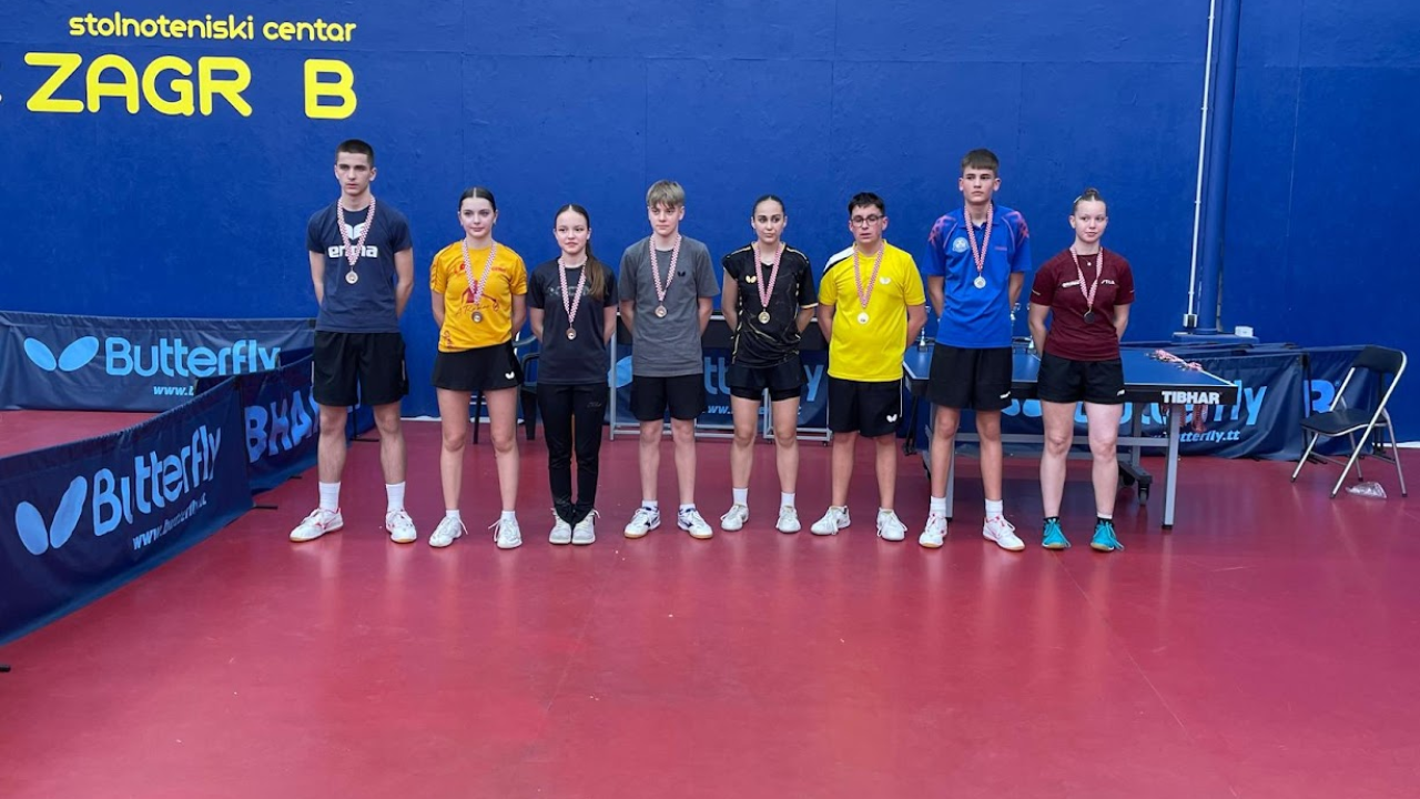 Šibenski stolnotenisači 'poharali' sjever i jug Hrvatske