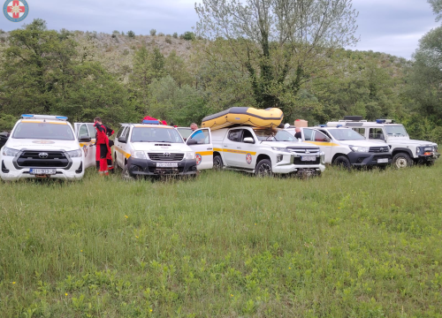 Fotografija 2 - Na Krki održana vježba spašavanja na vodama i u poplavama