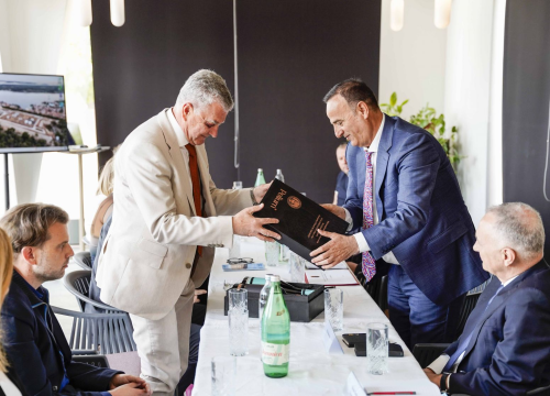 Fotografija 5 - Izaslanstvo albanskog grada Pogradeca u službenom posjetu Šibeniku