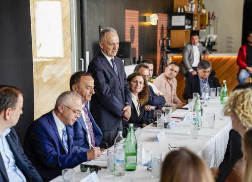 Fotografija 6 - Izaslanstvo albanskog grada Pogradeca u službenom posjetu Šibeniku