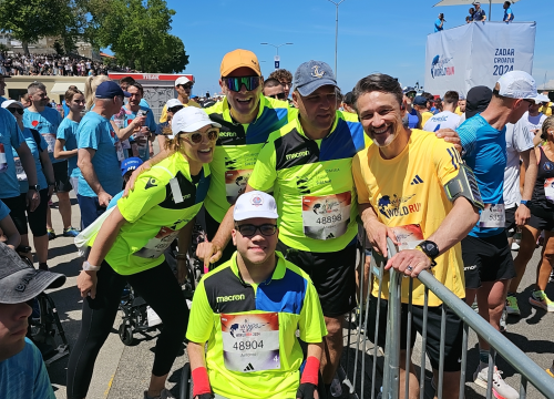 Fotografija 2 - Učenik Antonio Šaršanski sudjelovao u utrci Wings for Life World Run 2024. u Zadru