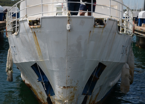 Fotografija 3 - Tijat je na suhom: Počelo čišćenje i snimanje stanja u kojem se nalazi