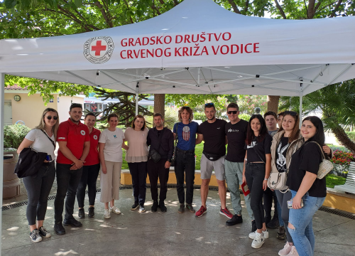 Akcija upisa u Hrvatski registar dobrovoljnih darivatelja krvotvornih matičnih stanica u Vodicama