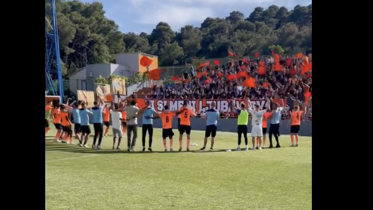 Emocija, ljubav i strast: Pogledajte slavlje Funcuta i nogometaša Šibenika