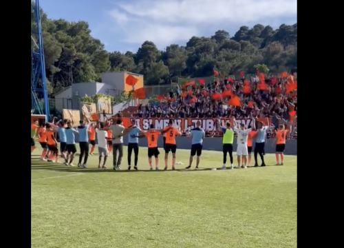 Emocija, ljubav i strast: Pogledajte slavlje Funcuta i nogometaša Šibenika