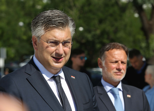 Plenković i Jandroković kritizirali Milanovića i oporbu zbog nesudjelovanja u Danu državnosti