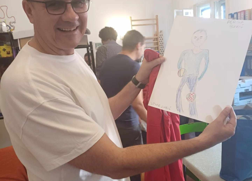 Fotografija 4 - Tucak i Bukić posjetili 'Kamenčiće': 'Veselimo se odlasku na utakmicu za koju ćemo dobiti karte'